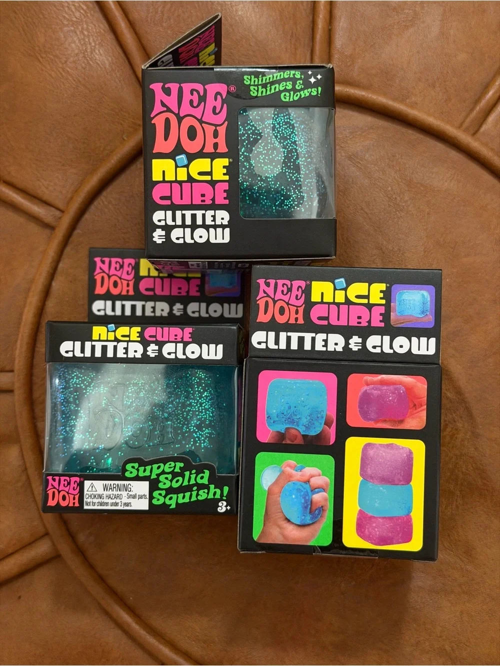 ✨💙 NeeDoh Nice Cube Glitter & Glow 💙✨